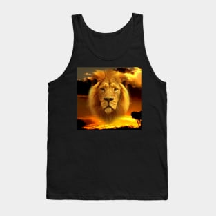 Lion portrait Tank Top